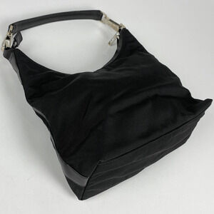 Gucci bag black handbag logo shoulder